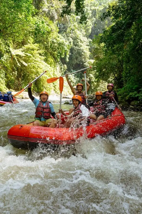 Ayung River Rafting Rainforest Scenery Ubud