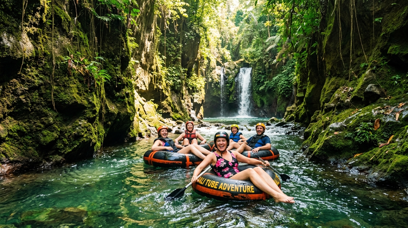 Wos River Hidden Canyon Tubing Adventure Ubud Ubud photo 3